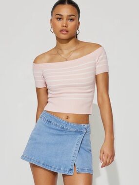 Garage Denim Light Jeans Skort